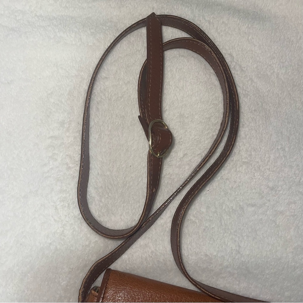Brown Leather Burberrys Crossbody - Picture 6 of 16